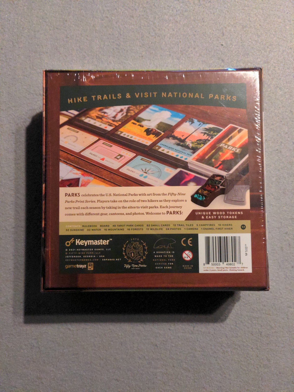 PARKS Keymaster Fifty-Nine Parks Henry Audubon Board Game New Factory Sealed