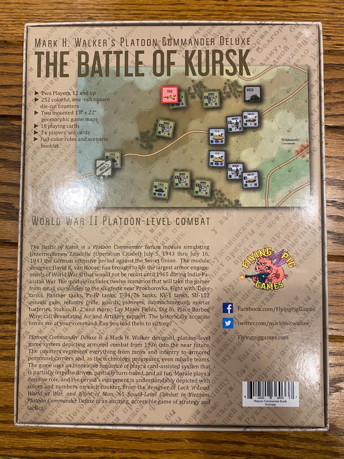 Battle of Kursk: WWII Platoon-Level Combat | Flying Pig Games | New, Unpunched