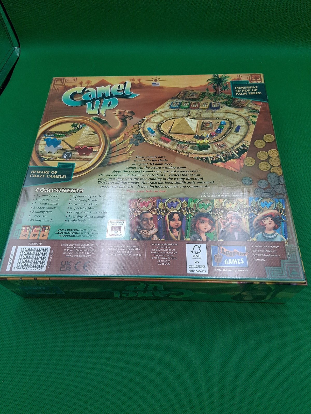 Camel Up Board Game 2nd Edition NEW Sealed Lookout Games Family Strategy 3-8 Pla