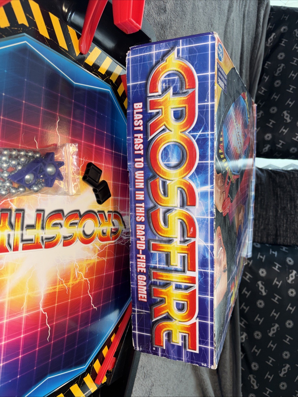 Crossfire Hasbro Rapid Fire Marble Launching Game 2016 w/ Original Box