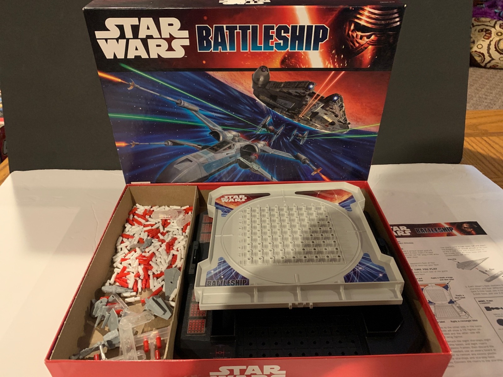 Star Wars Battleship board game 2014 *complete* Hasbro Disney