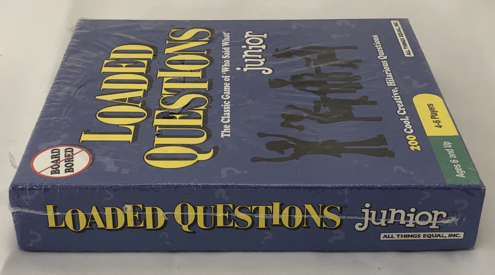 Loaded Questions Junior Card Game Blue No Board Who Said What NEW
