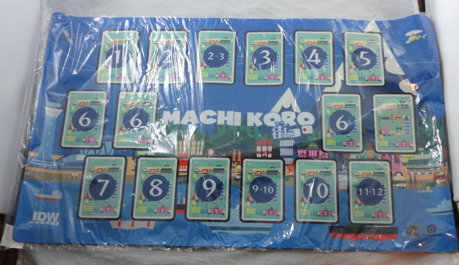 Machi Koro Official Blue Promotional Neoprene Playmat – IDW Games *SEALED*