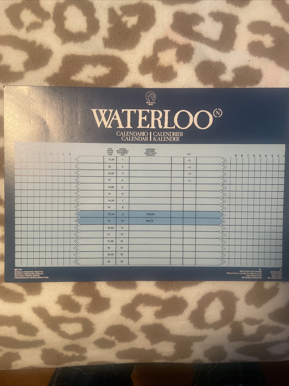 Waterloo. By International Team. (Italy). Unpunched. VGC.
