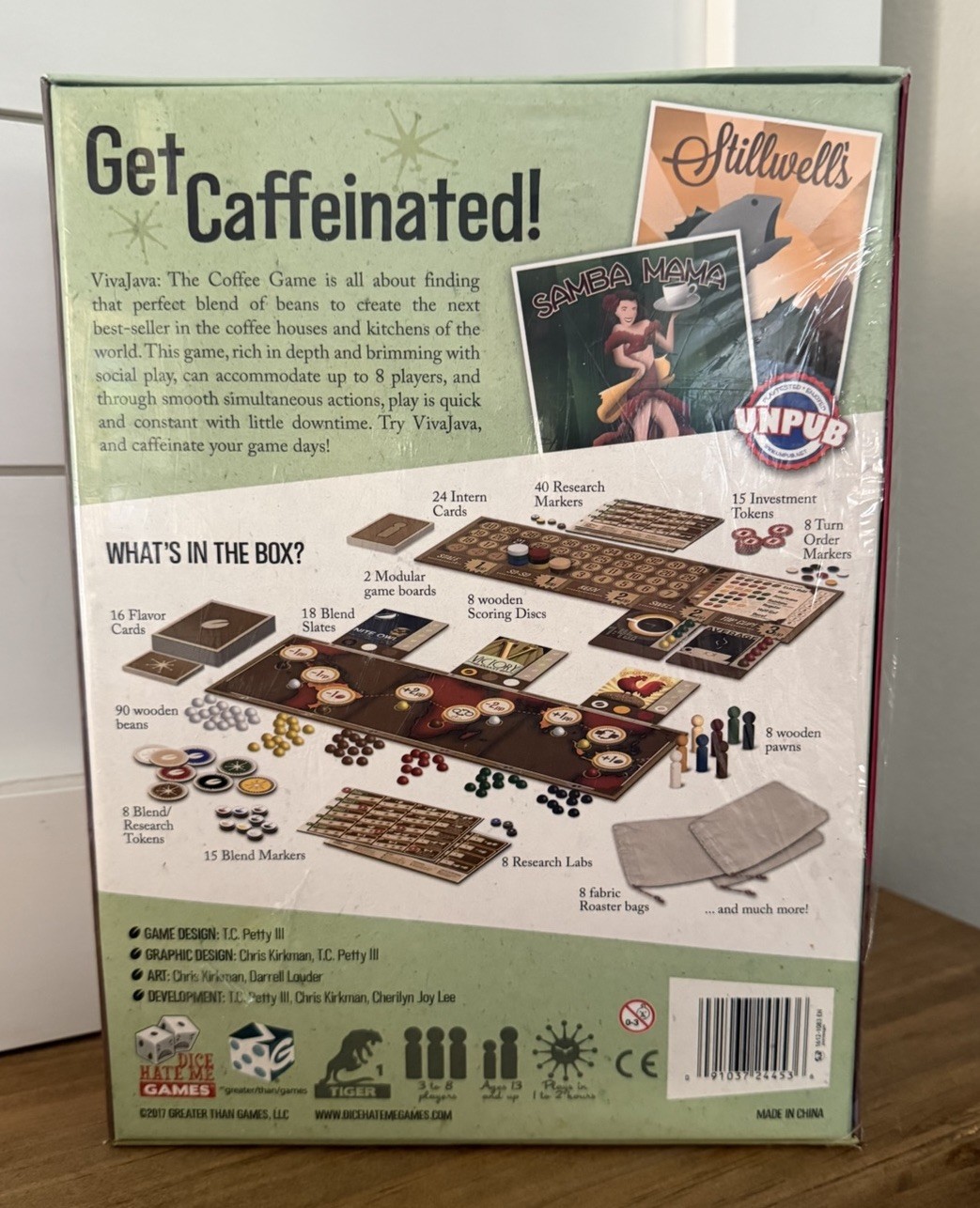 Viva Java Board Game The Coffee Game 2012 Dice Hate Me Games New Sealed