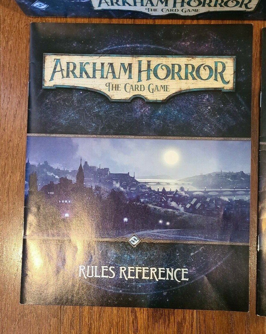 Arkham Horror: The Card Game – LCG – Core Set Replacement Rules Manuals and Box