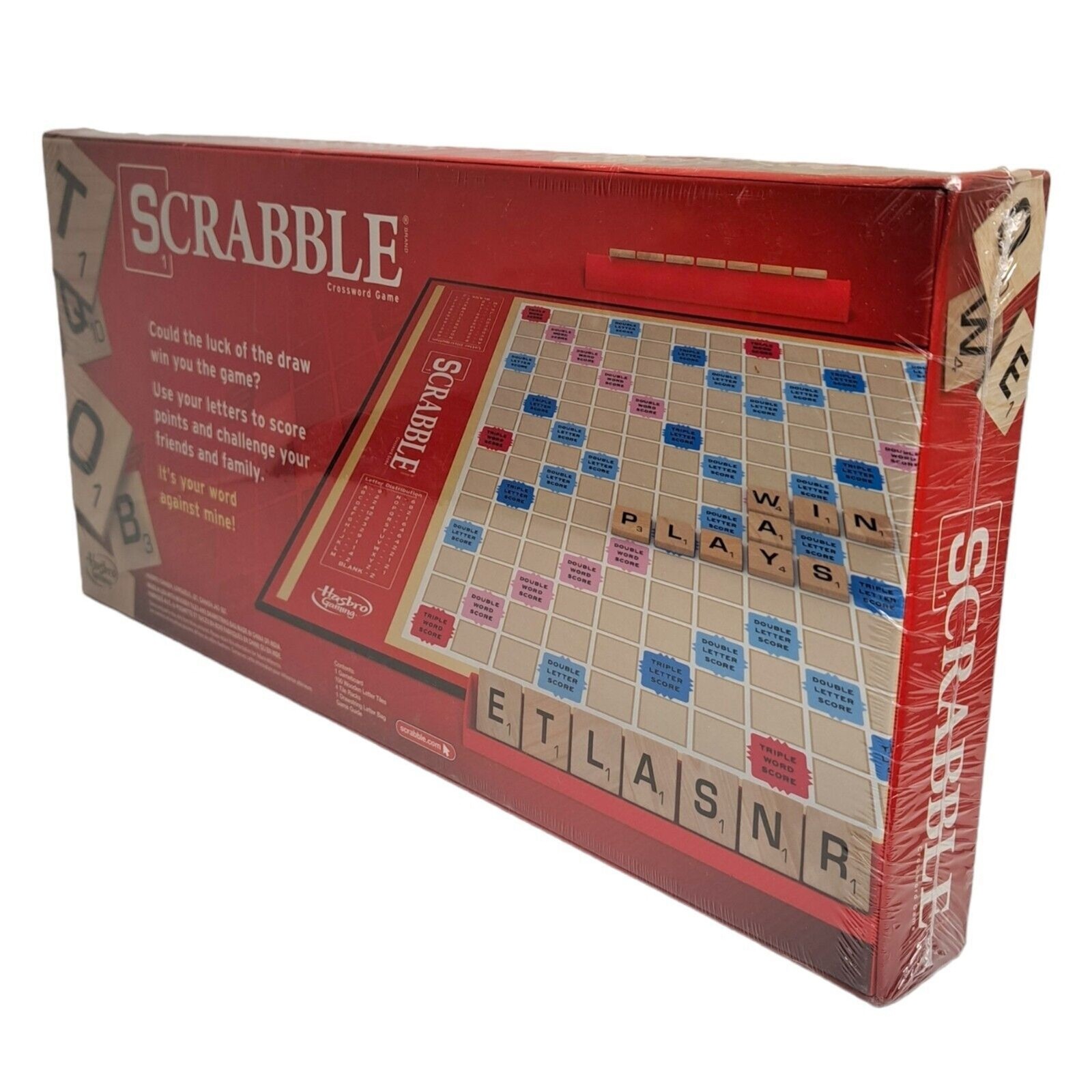 Scrabble Every Letter Counts Board Game Spelling Family Fun Night Hasbro 2013