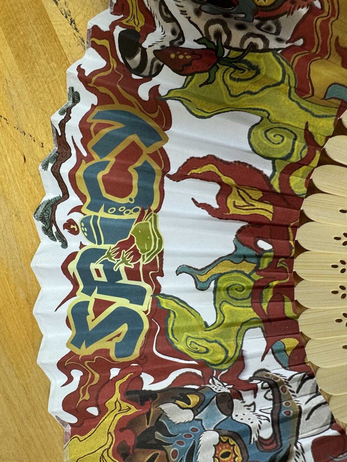 King Of Tokyo Promotional Japanese Style Paper Fan Heidelbär Games Gen Con 2025