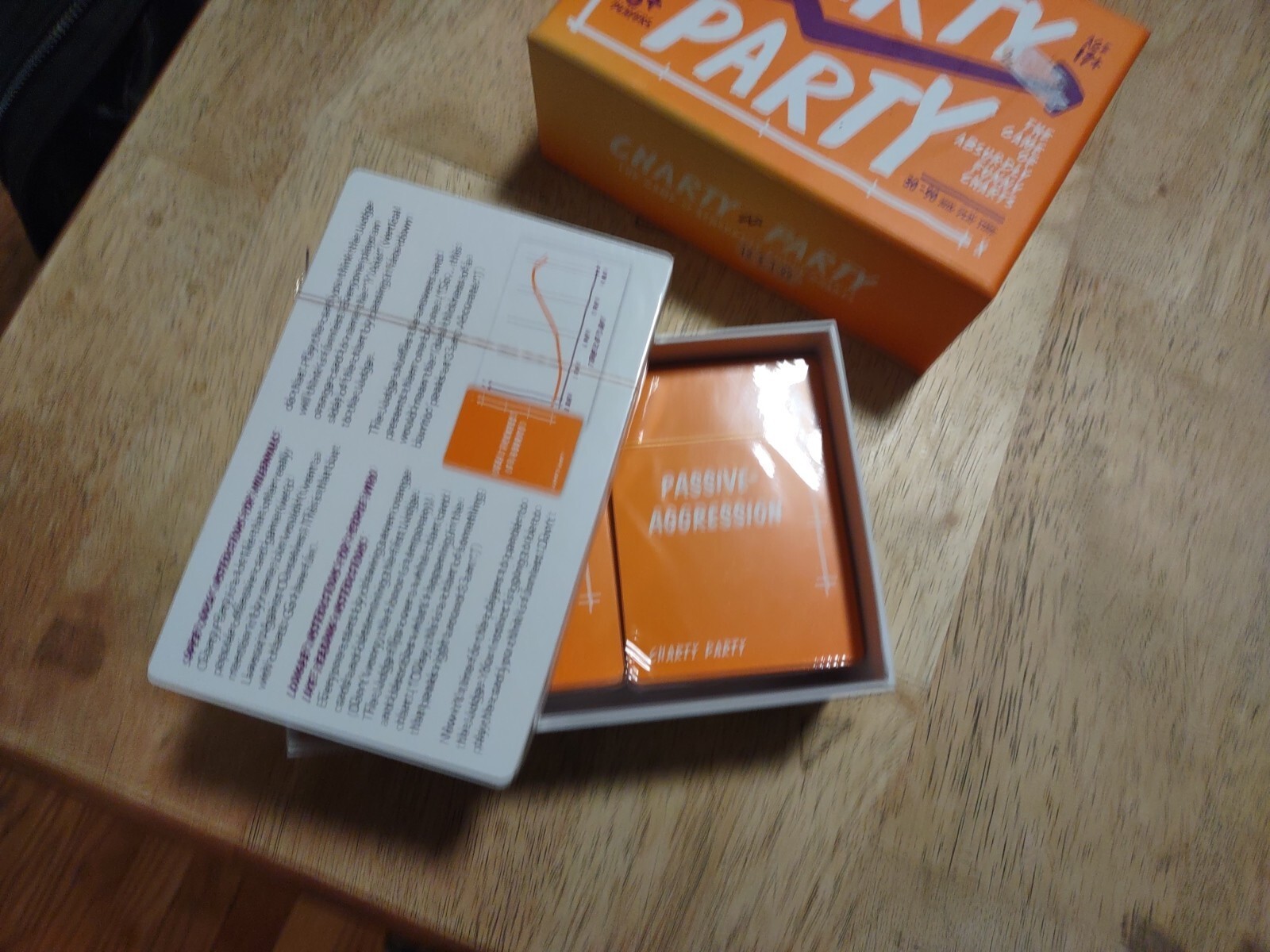 Charty Party The Game of Absurdly Funny Charts Adult Card Game New