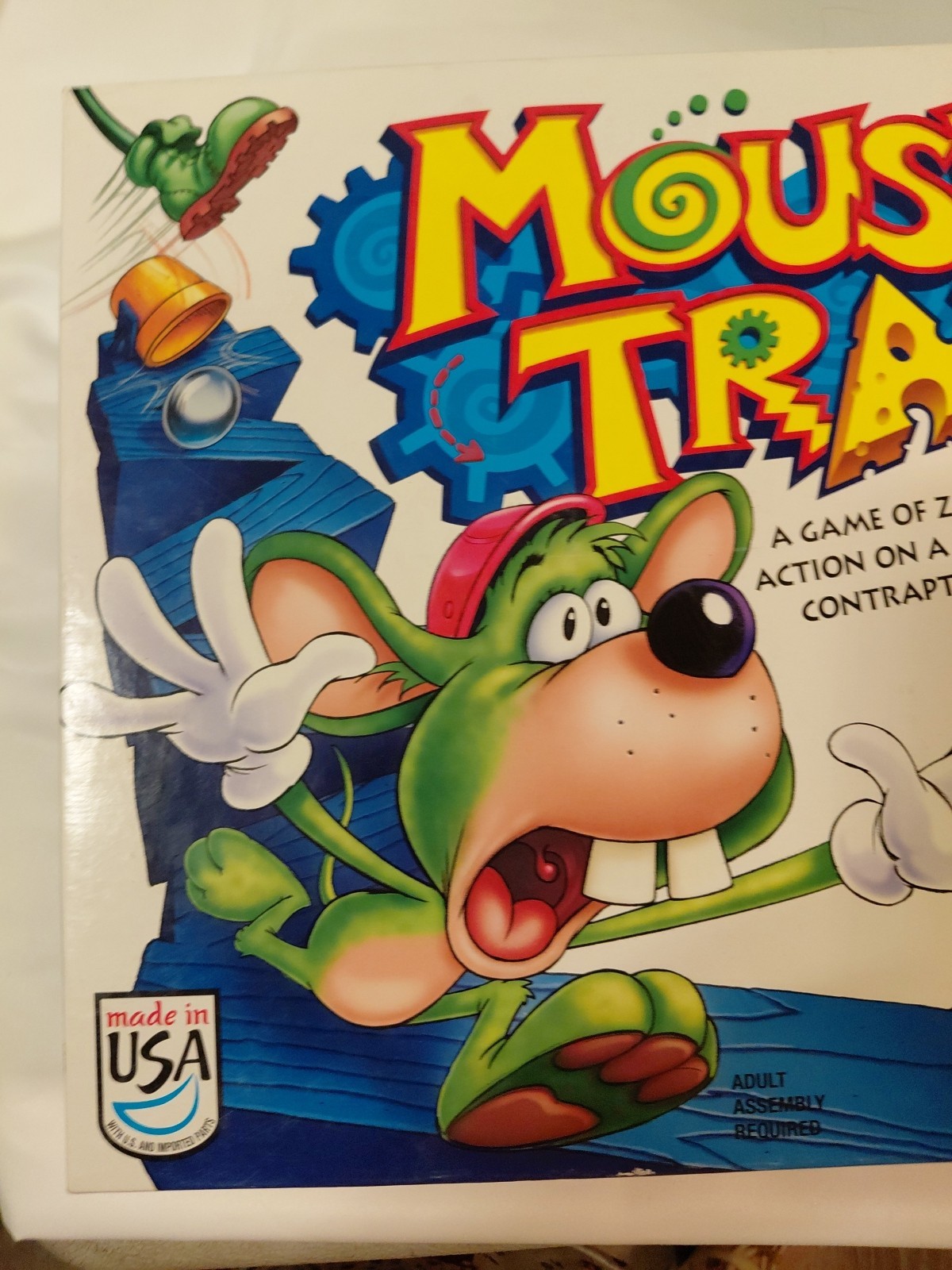 Mouse Trap Board Game; Classic Kids Family Game Night; Rube Goldberg Game