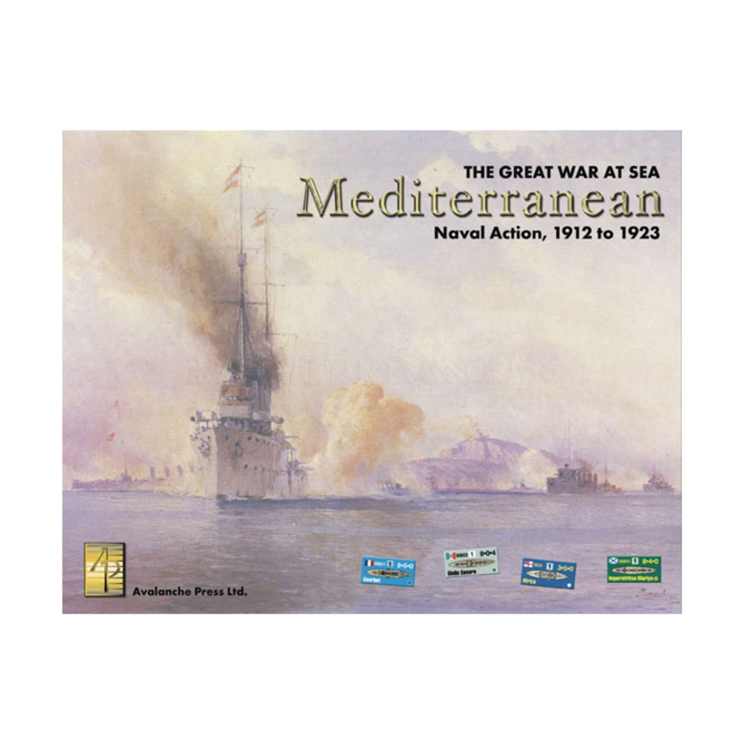 Great War at Sea #1 – The Mediterranean (2nd Edition, 2nd Printing) Fair/NM