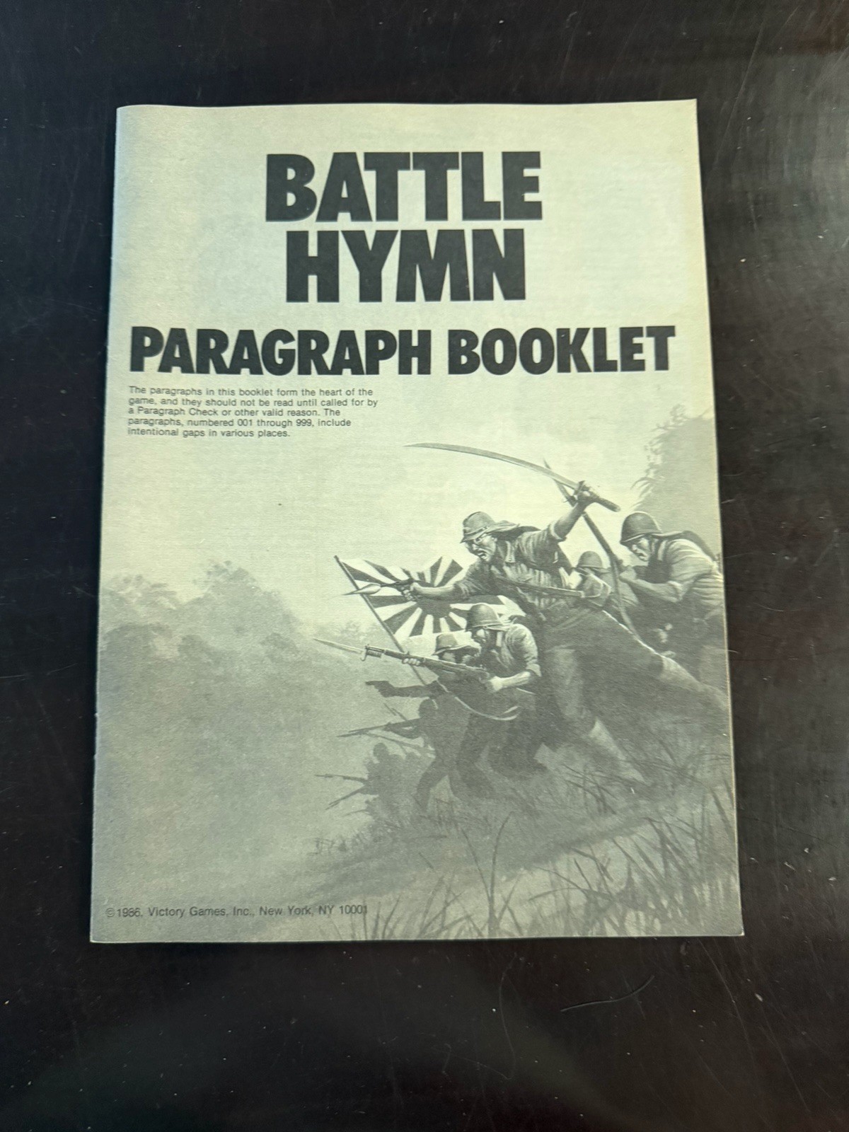 Battle Hymn Solitaire Squad Level WWII Combat In The Pacific Victory Games Compl