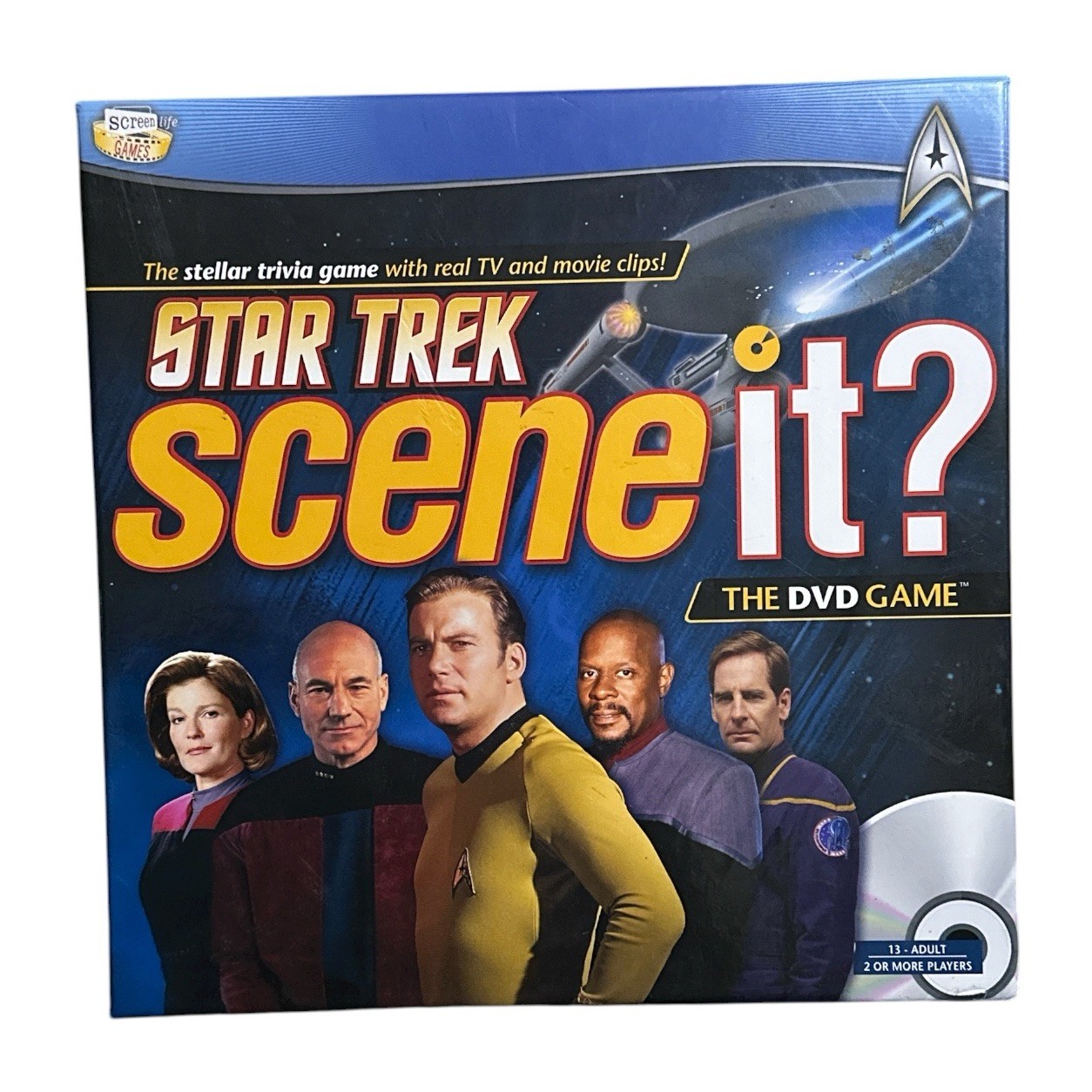 Star Trek Scene It DVD Game Complete Open Box Screenlife 2002 Collectors