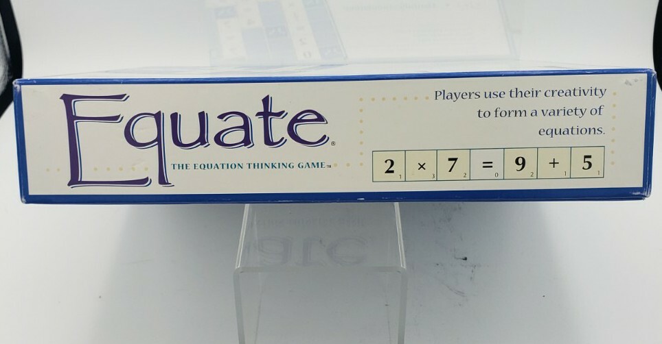 Equate The Equation Thinking Board Game Home Schoolers Teach Math EUC Complete