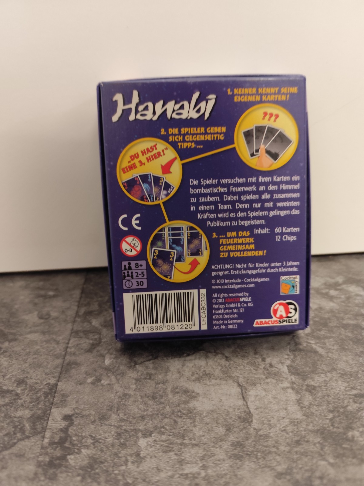 Hanabi – Game of the Year 2013 – Card Game – Amigo Publisher