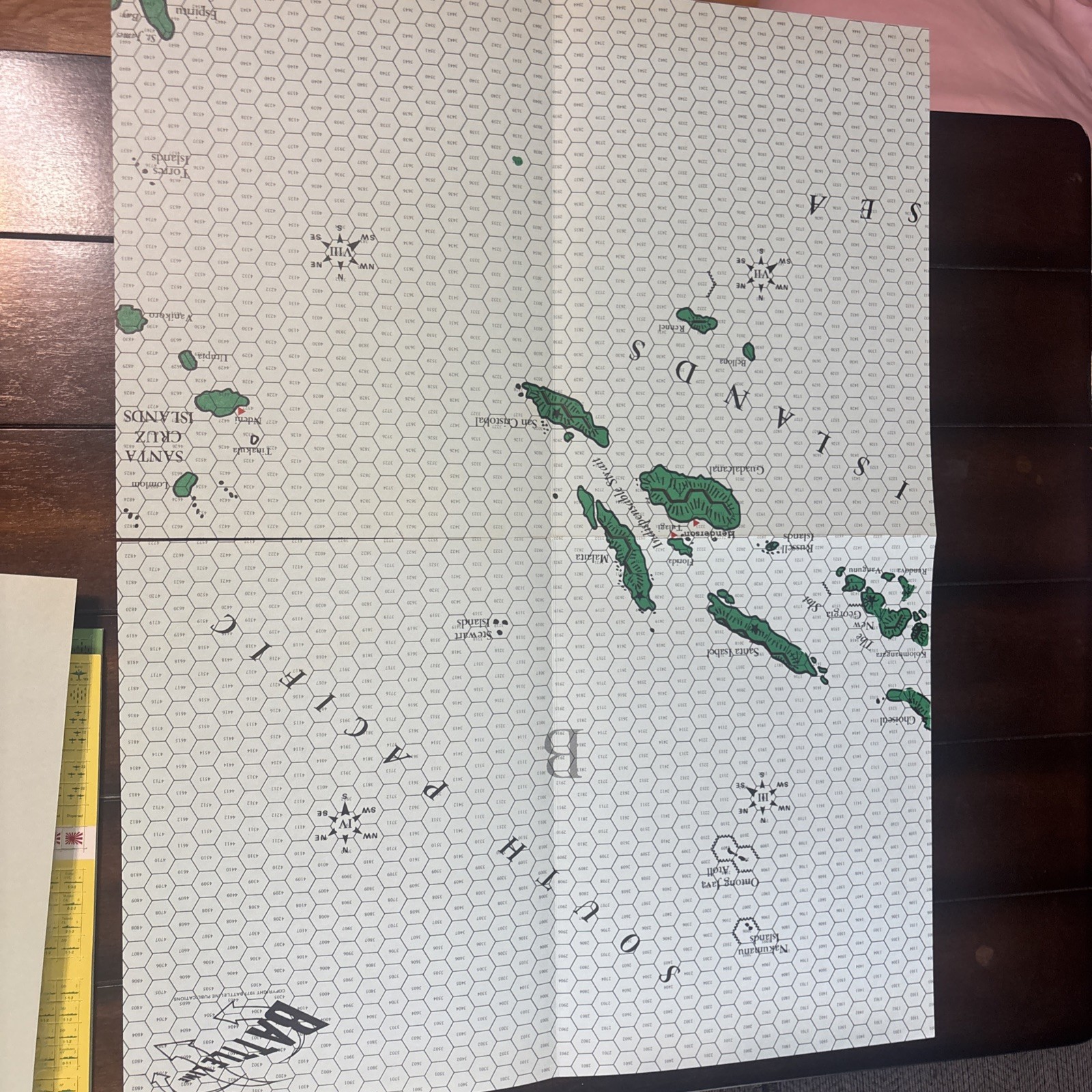1977 BATTLELINE PUBLICATIONS FLAT TOP MILITARY BOARD GAME UNPUNCHED