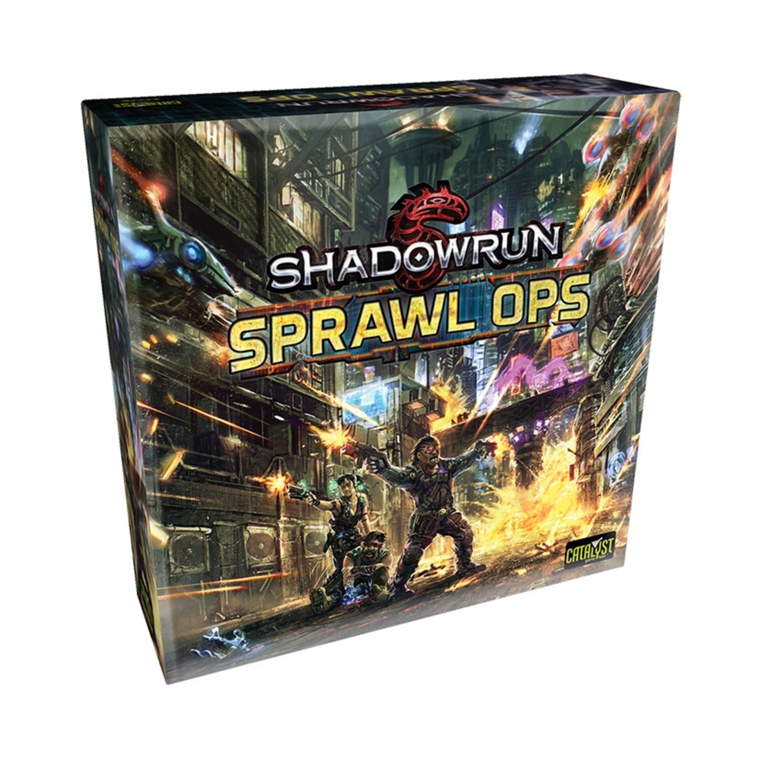 Catalyst Boardgame Shadowrun – Sprawl Ops Box VG+/NM