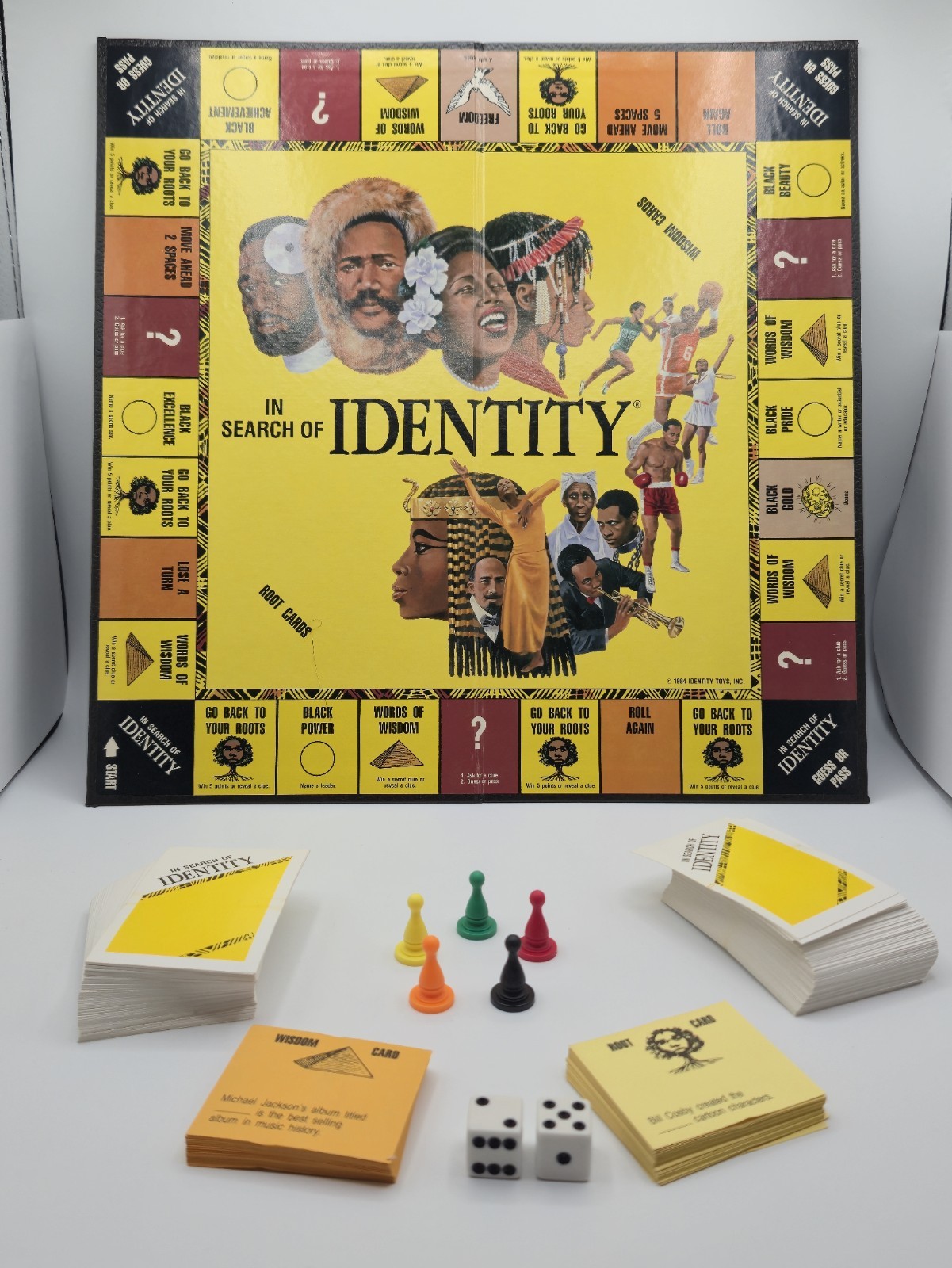 In Search of Identity Discover Black Heritage History Board Game 1984