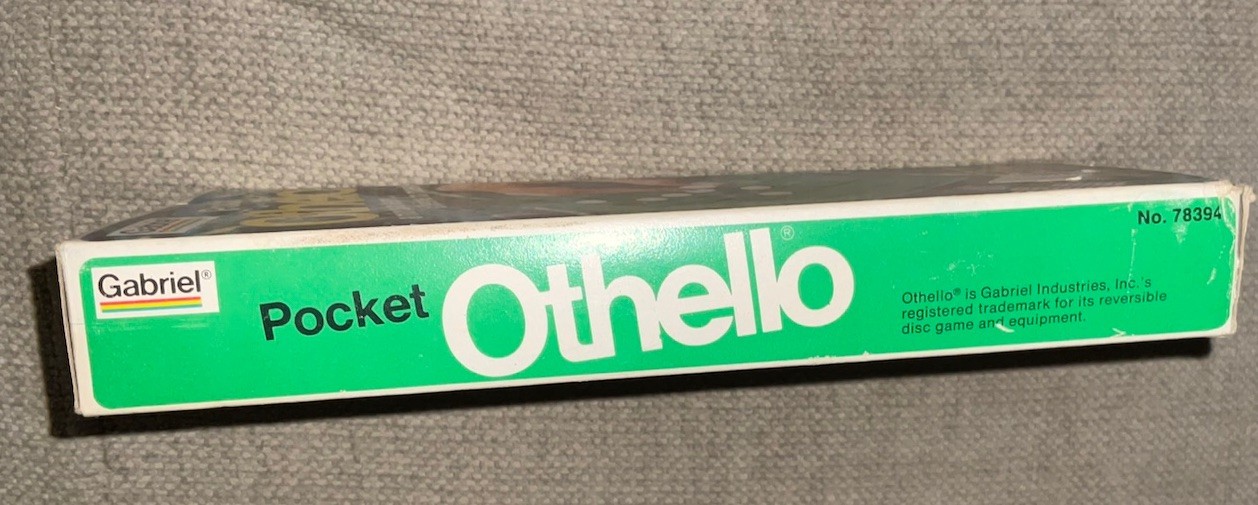 Othello – Pocket / Travel Board Game (1977 Gabriel) Complete In Box Vtg See Pics