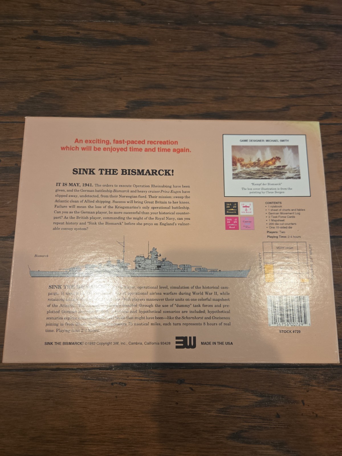 3W 1992 Sink The Bismarck! May 1941 Complete