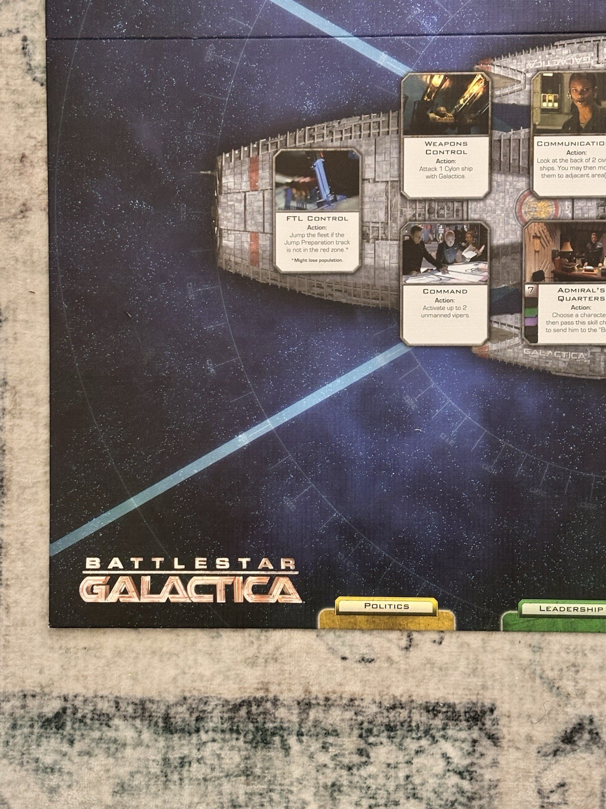 Battlestar Galactica The Board Game Fantasy Flight Games 2008 Complete Sci-Fi