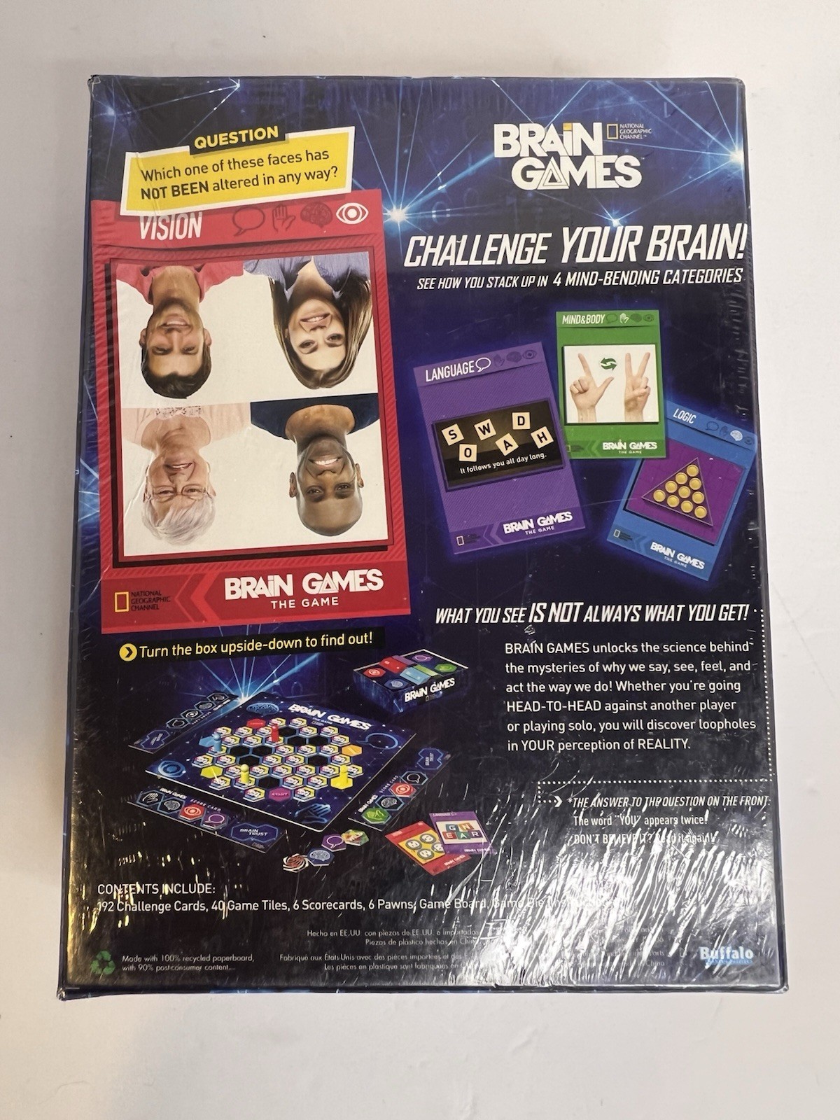 National Geographic Brain Games | The Game NEW Sealed Age 14 and up