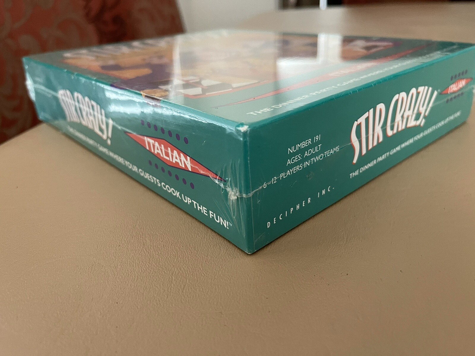 Decipher Inc – Stir Crazy! “Italian” The Sane Way to Entertain Dinner Party Game