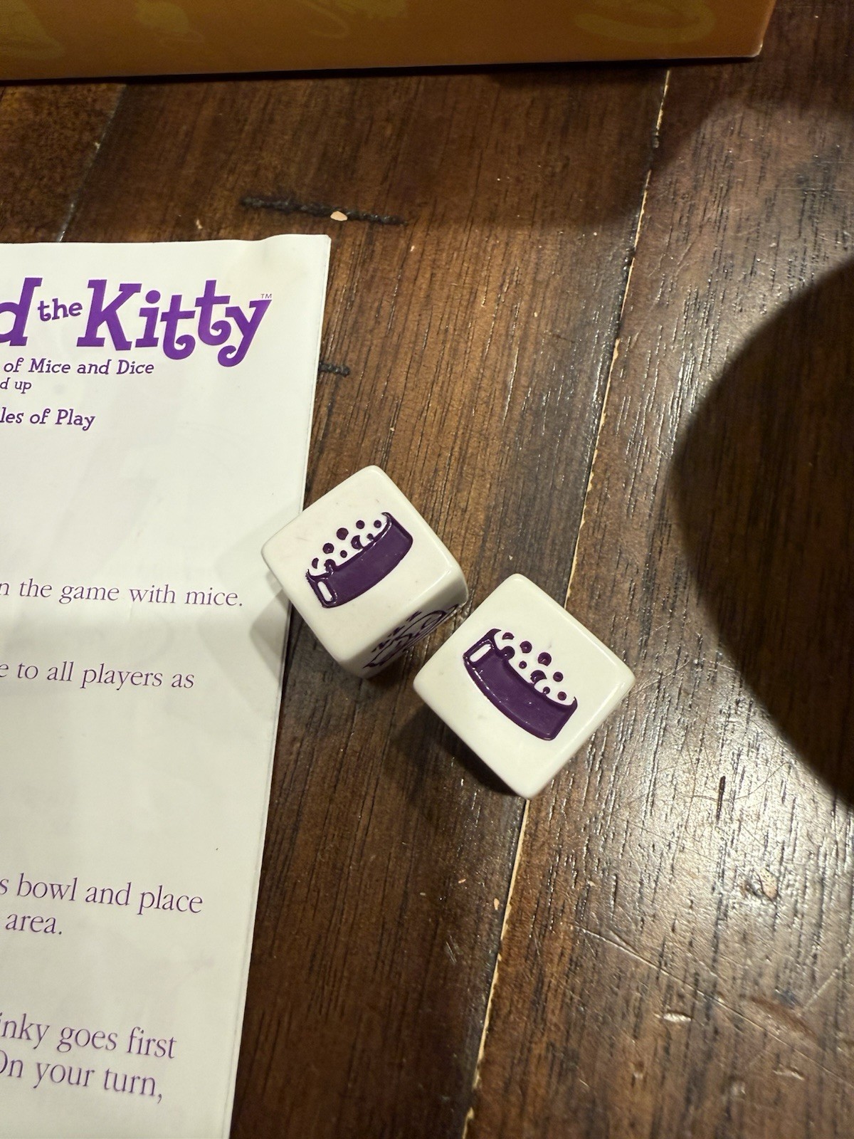 Feed The Kitty Game Missing one Mouse Piece
