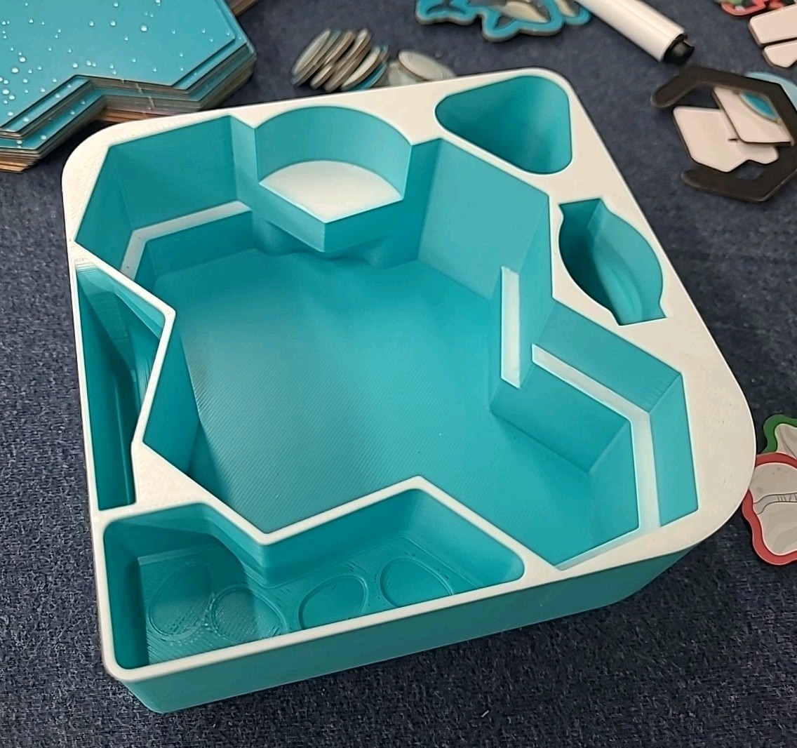 Waddle storage solution – box insert – Board Game allplay – Custom Design