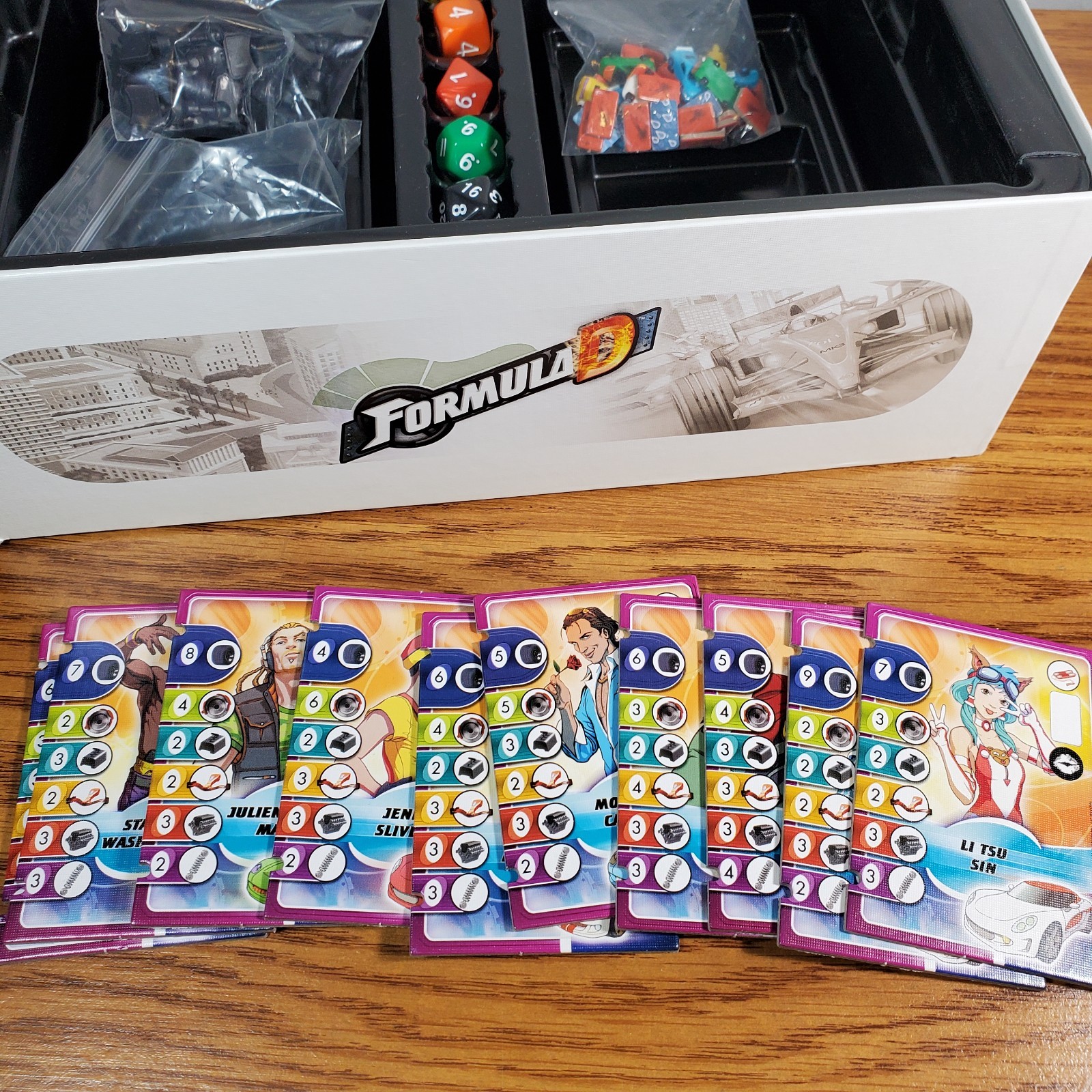 Asmodee Formula D Board Game Racing Strategy 2018 2-10 Players Complete