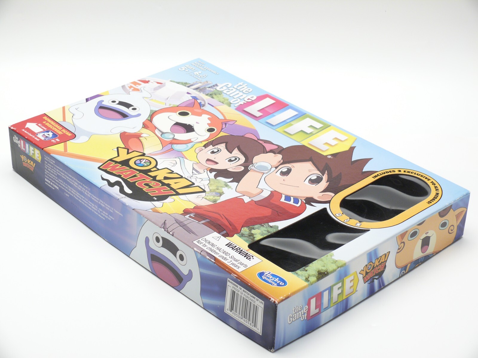 The Game of Life Yo-kai Yokai Watch Edition Board Game Hasbro 97% W/ Instruction