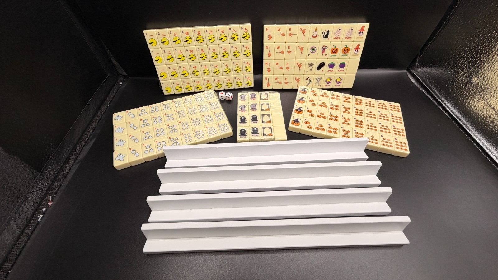 HALLOWEEN MAHJONG TILES…..NEW