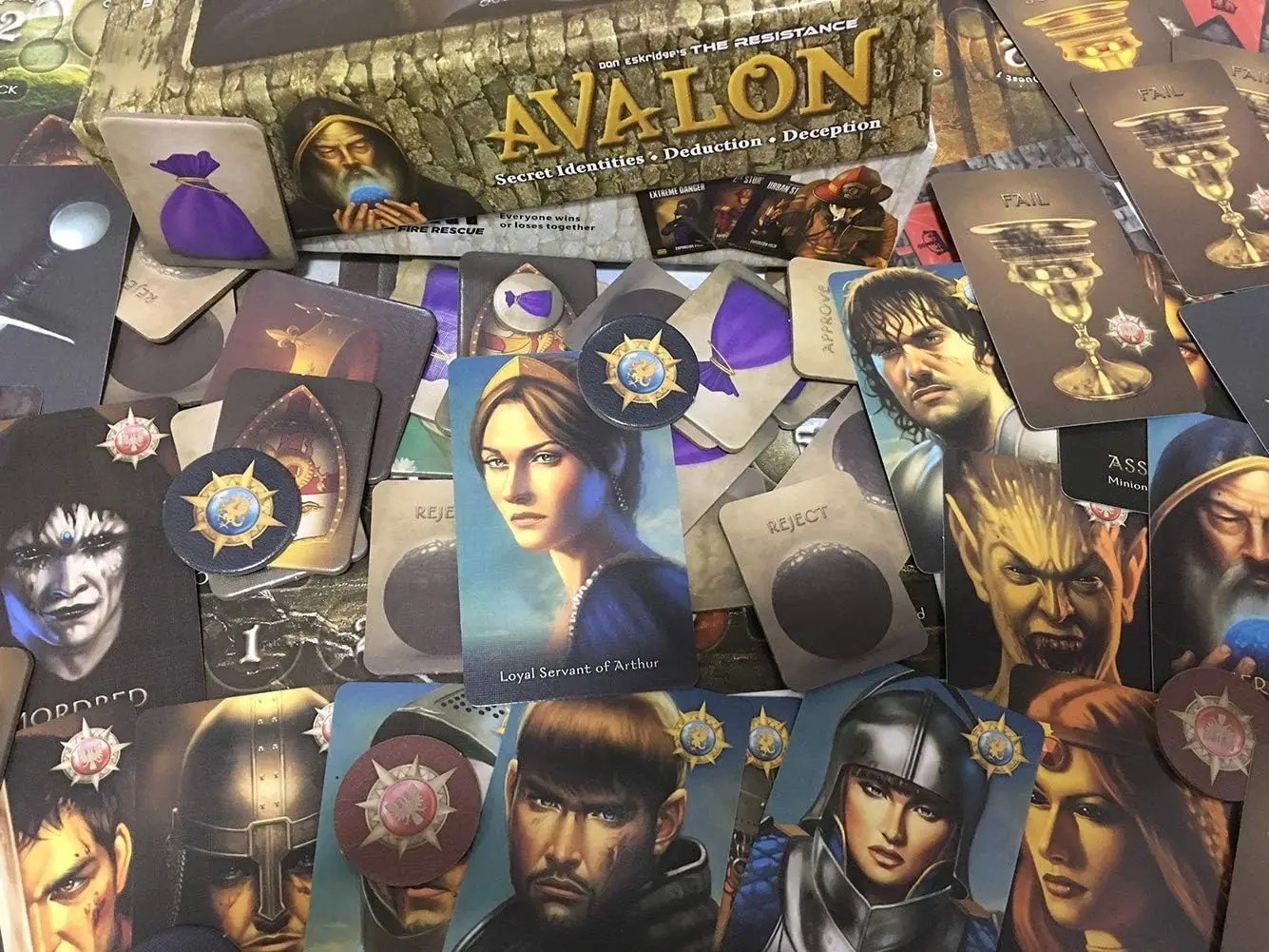 The Resistance Avalon Card Game 5-10 Players Ages 14+