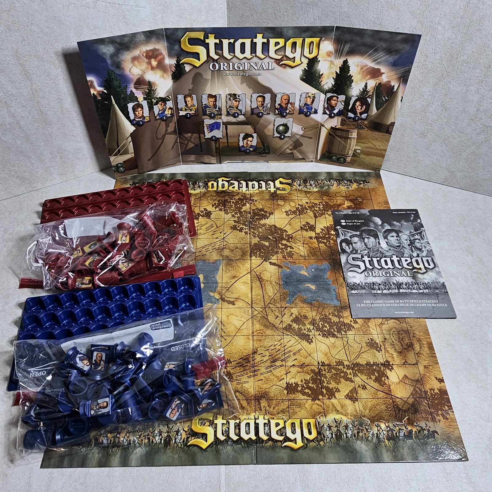 Royal Jumbo Patch Stratego Original Battlefield Strategy 2014 Complete Pre-owned