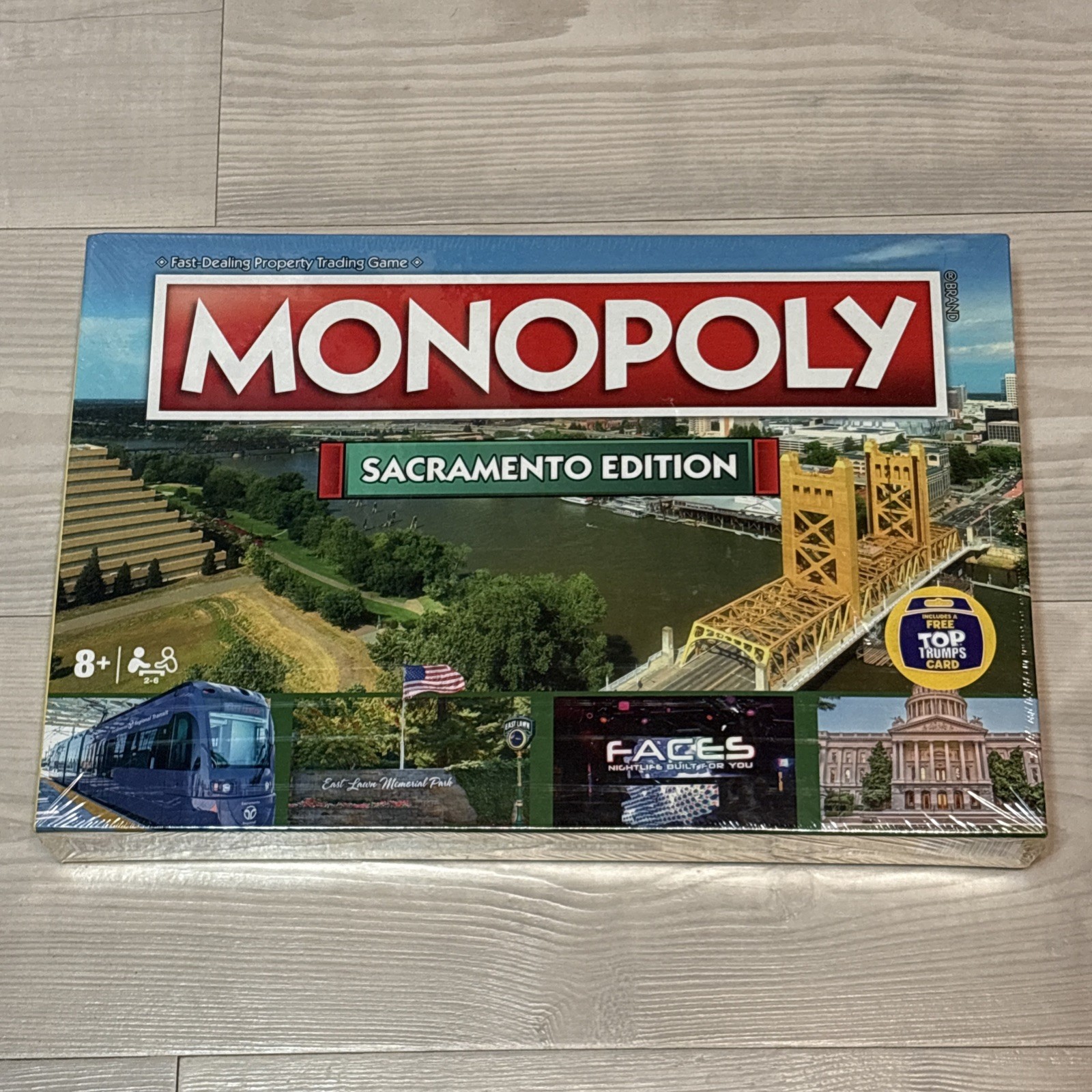 Monopoly Sacramento CA Board Game USA City Edition – New & Sealed