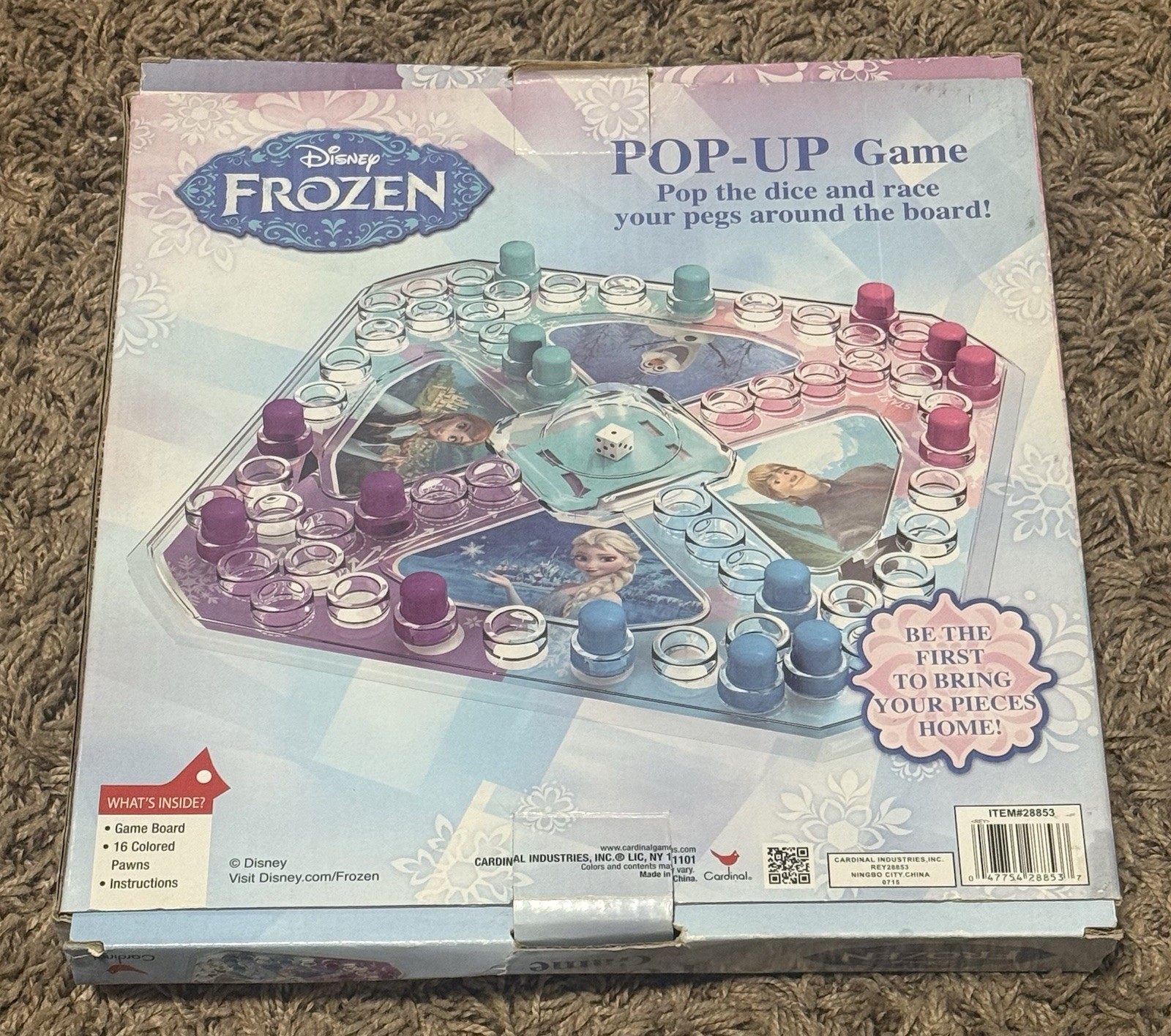 Disney’s Frozen Pop-up Game Based On The Game Trouble. Complete