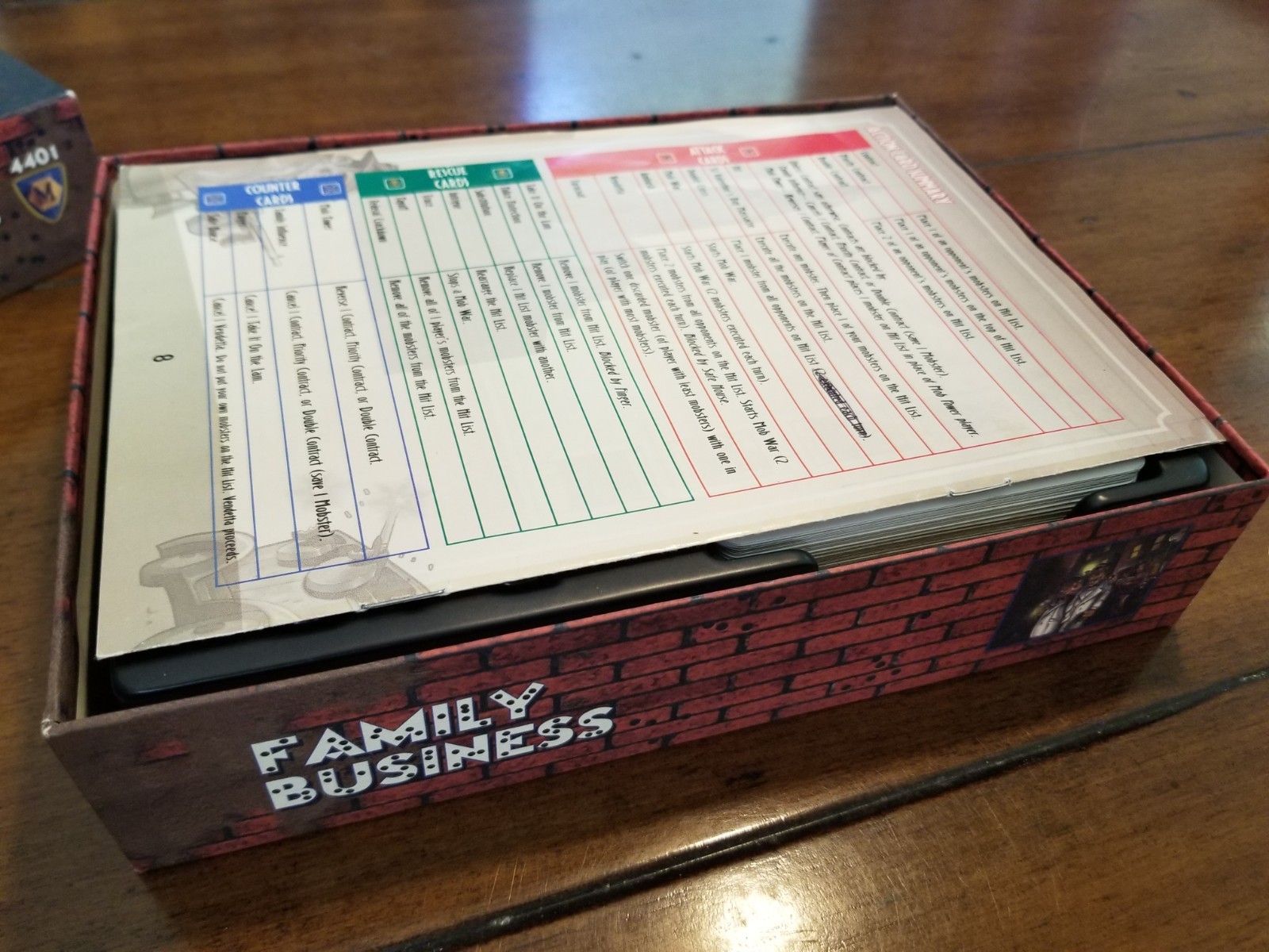 Family Business Mobs Contracts Mayhem Mayfair Games Complete