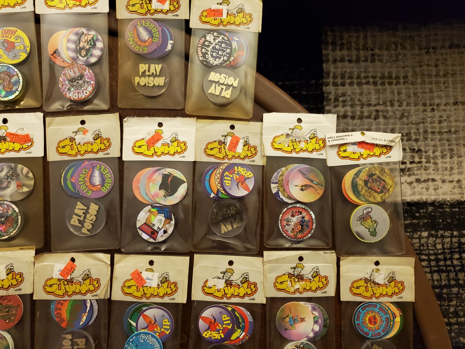 1 Pack of Vintage Pogs with Vintage Slammer – Very Rare 90s Pogs