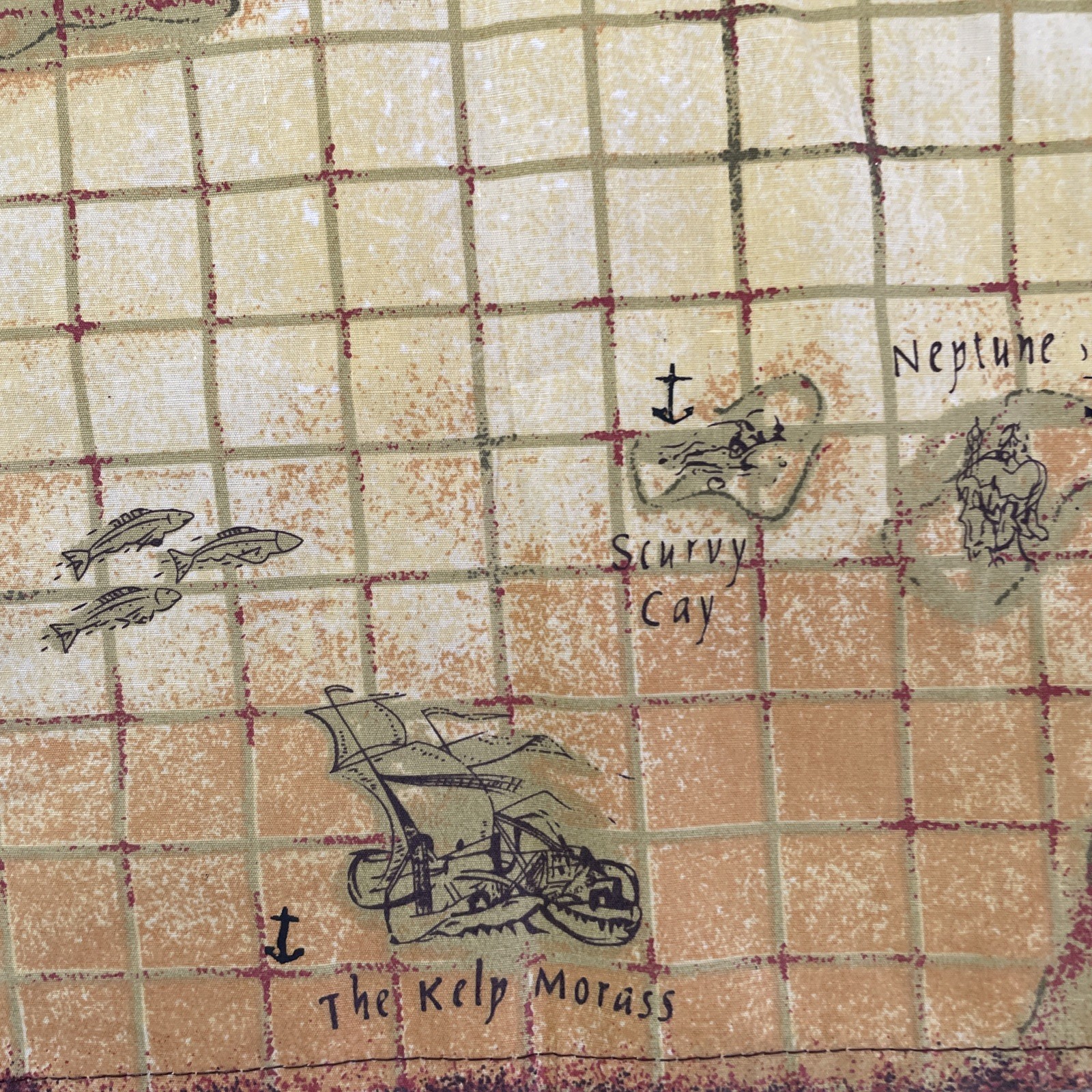 Dread Pirate Front Porch Classics Replacement Part – Cloth Map Playing Board