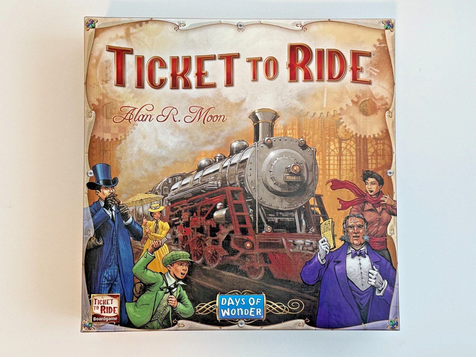 Days of Wonder Ticket To Ride by Alan R Moon COMPLETE Train Adventure Board Game