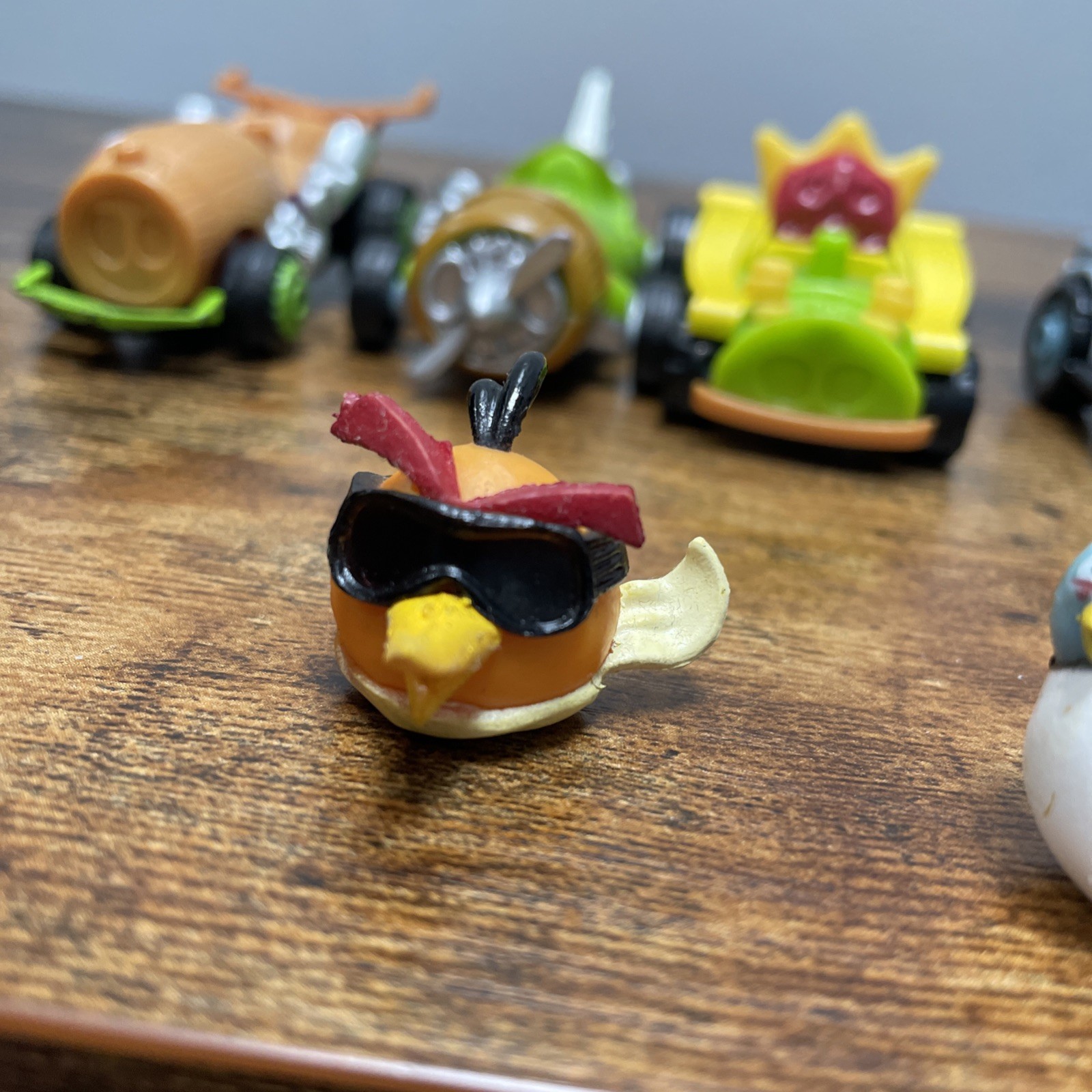 Angry Birds Go Jenga Game Terence Bubbles Chuck Kart Racer Lot Removable Heads