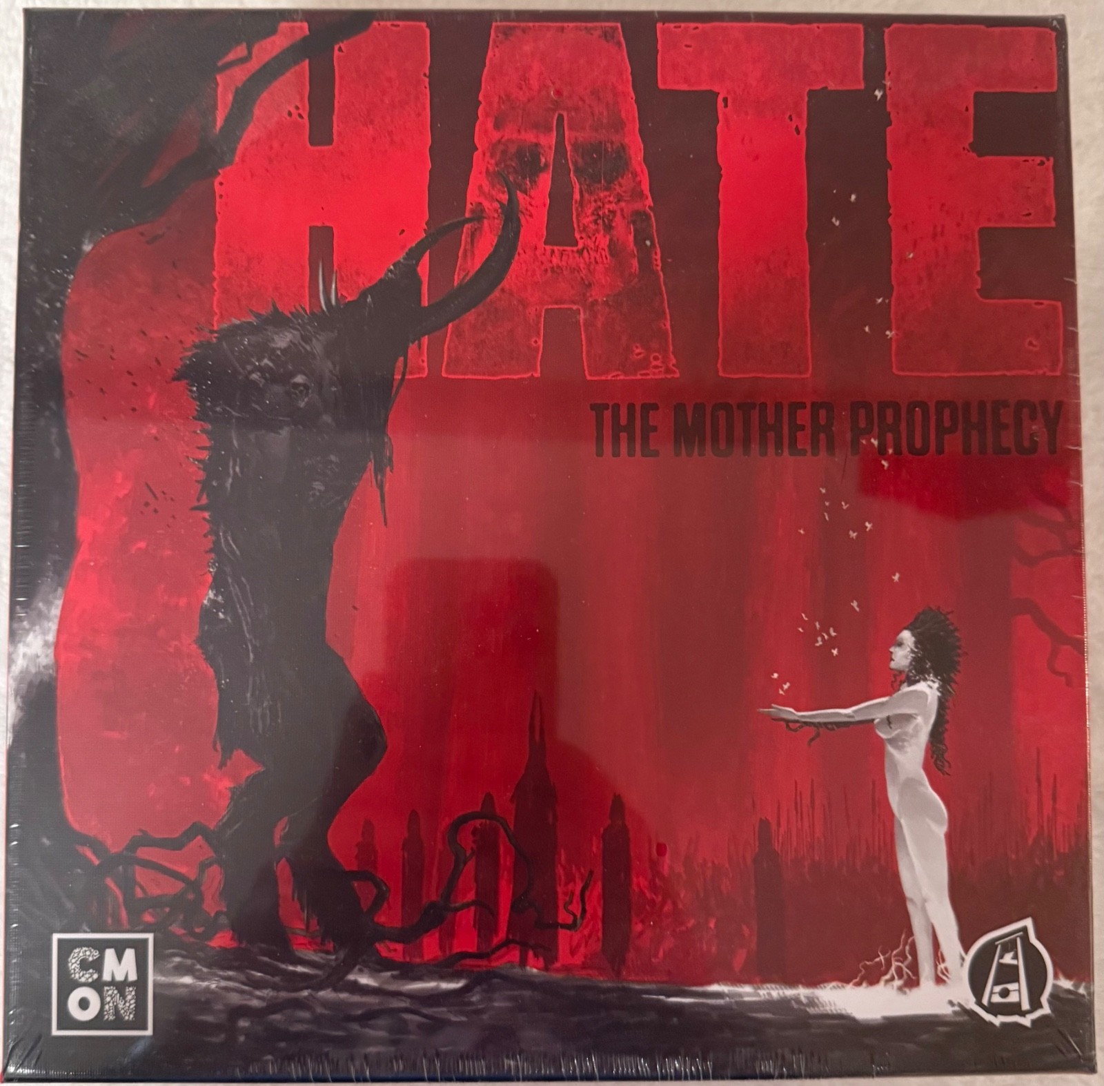 HATE – The Mother Prophecy Expansion – CMON – Kickstarter – New, Sealed