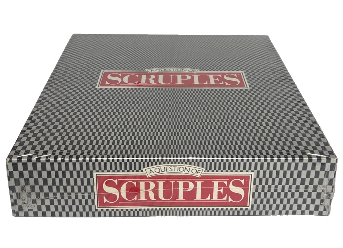 Vintage Scruples 1986 Game Factory Sealed Game Milton Bradley Original Release