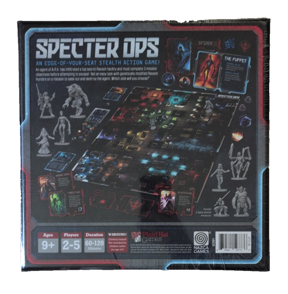 Specter Ops, Plaid Hat Games, 2-5 Players, 60-90 Min – New in Shrink