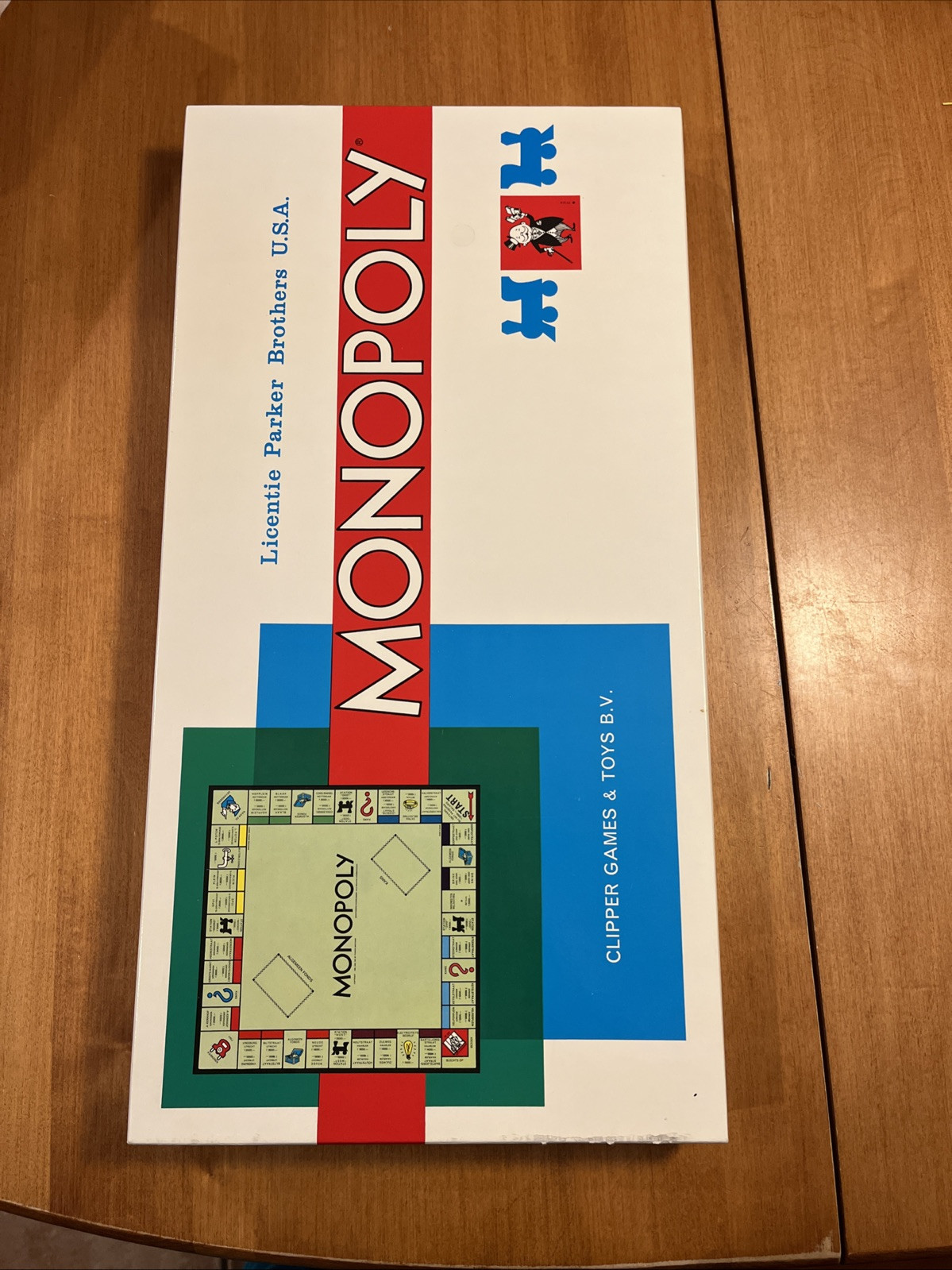 MONOPOLY GAME Dutch Language Version 1961 Complete Mild Box Damage Parts Sealed