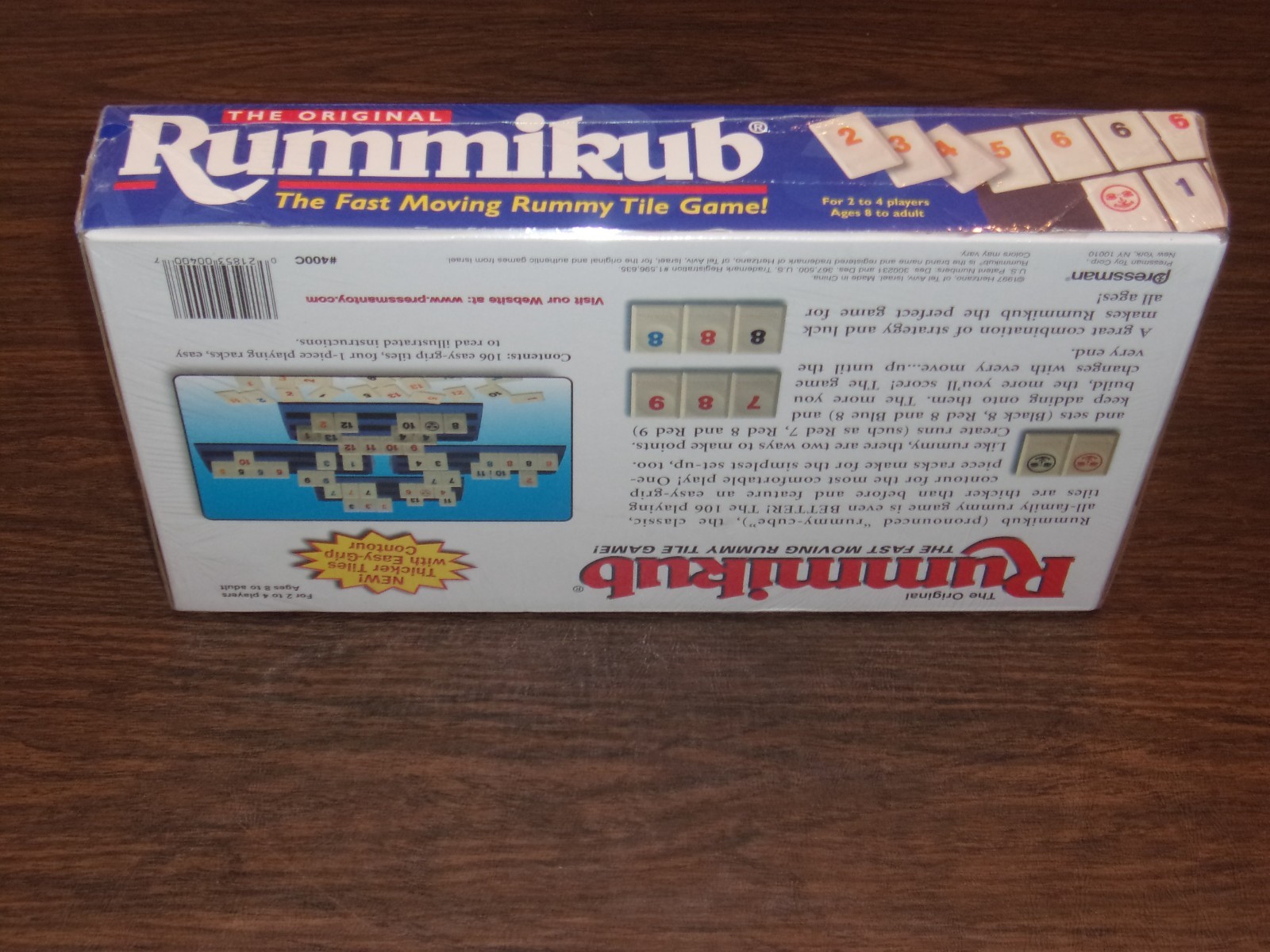 NIB 1997 The Original Rummikub The Fast Moving Rummy Tile Game by Pressman