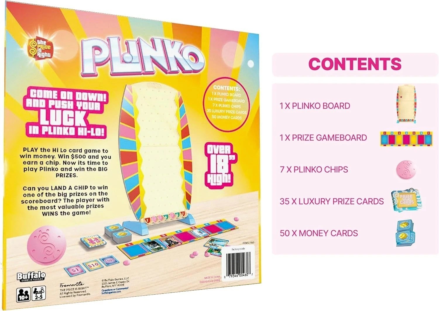 PLINKO – Family Board Game Inspired by the Price Is Right, Great for Family Game