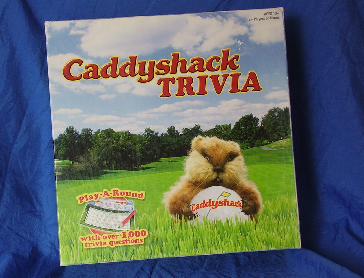 Caddyshack Trivia Game Play-A-Round 1000 Questions Unopened Contents