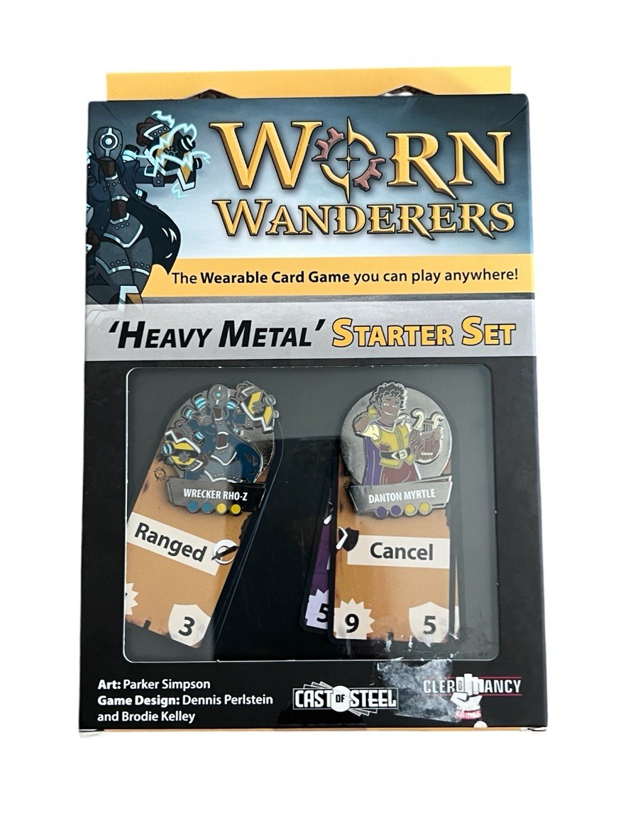 Worn Wanderers Wearble Card Game Heavy Metal Starter Set
