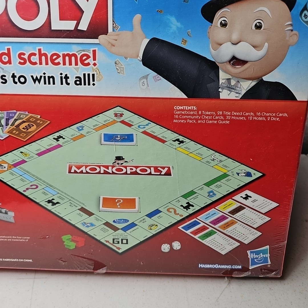 Monopoly Classic Board Game – Hasbro Gaming – Game Night – New Sealed